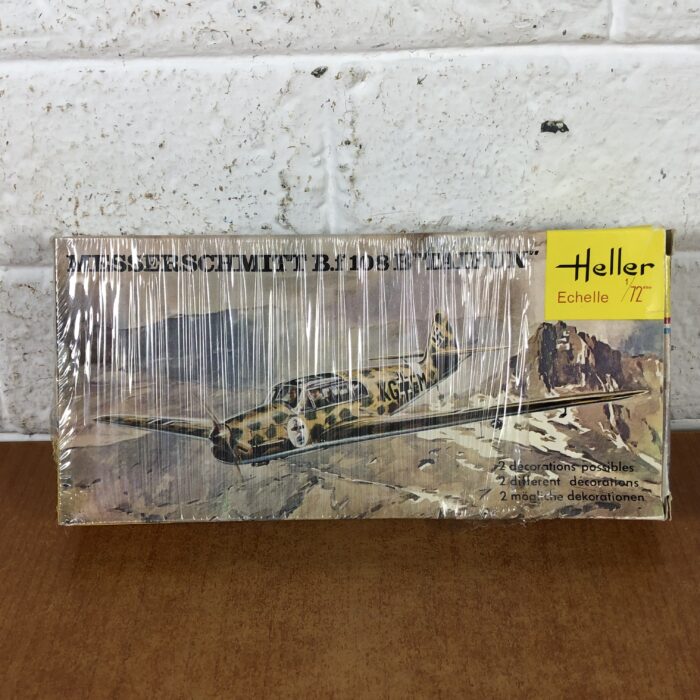 Vintage Messerschmitt Bf 108 Taifun Airplane Heller Model Kit (1:72) ~ Made in France - Image 2