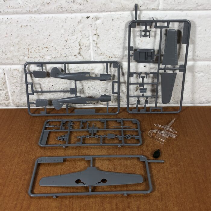 Vintage Messerschmitt Bf 108 Taifun Airplane Heller Model Kit (1:72) ~ Made in France - Image 5