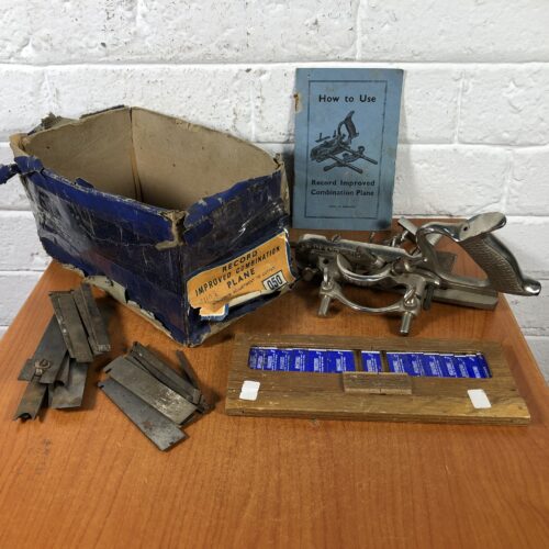 Vintage Record Combination Plane with Steel Cutters (Made in England)
