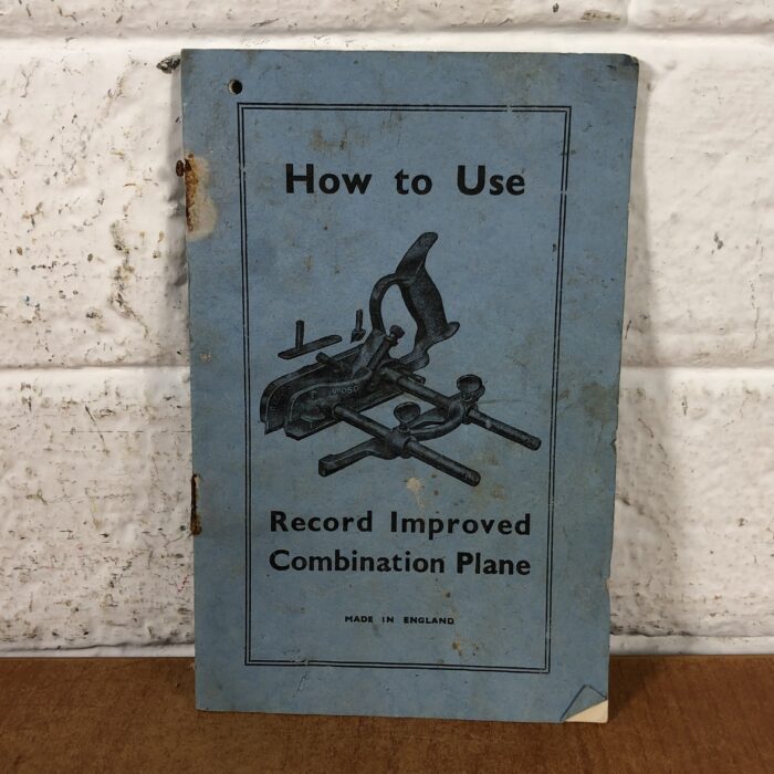 Vintage Record Combination Plane with Steel Cutters (Made in England) - Image 11