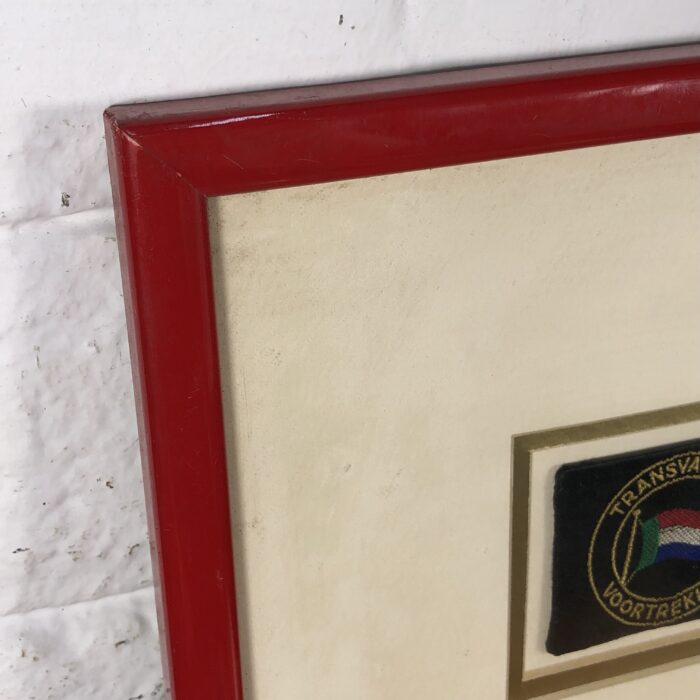 Framed Vintage Voortrekker Memorabilia - Image 8