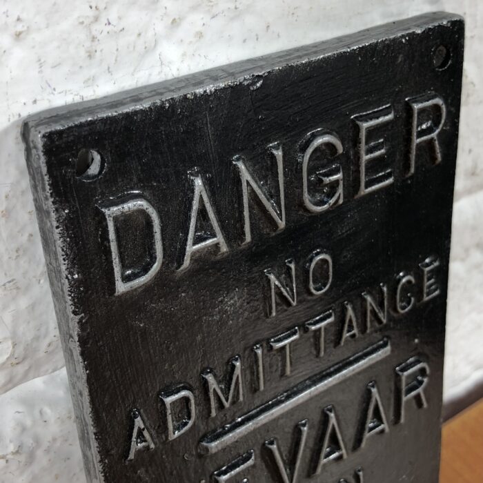 Small "Danger No Admittance" Sign - Image 2