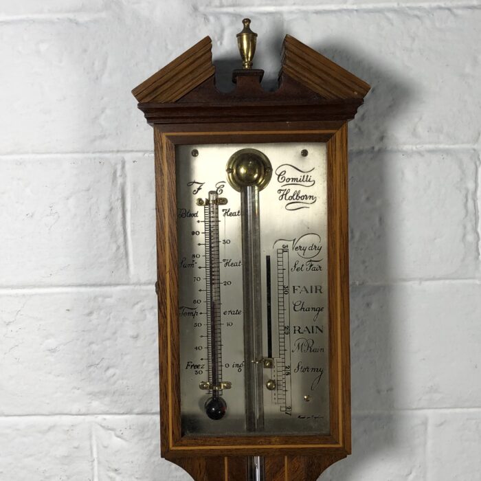 Large Vintage Comitti Holborn Stick Barometer (Made in England) - Image 2