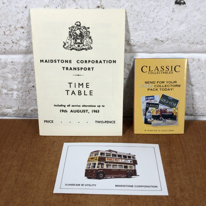 Corgi Classics Sunbeam W Utility Trolleybus Model (Limited Edition) - Image 8