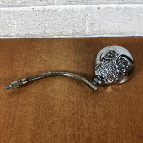 Chrome Skull Motorcycle Mirror
