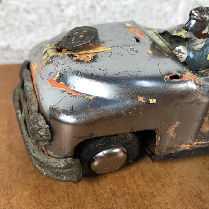 Vintage Tin Toy Fire Truck Model - Image 4