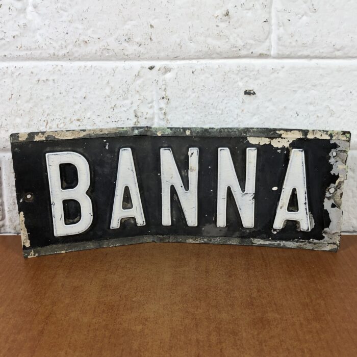 Vintage Number Plate