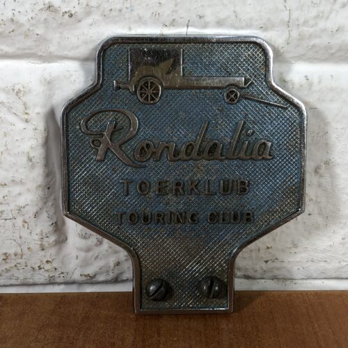 Vintage Rondalia Touring Club Badge