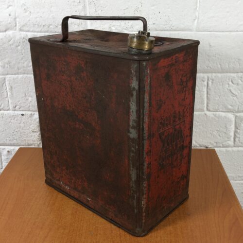 Vintage Shell Oil Container (with Brass Cap)