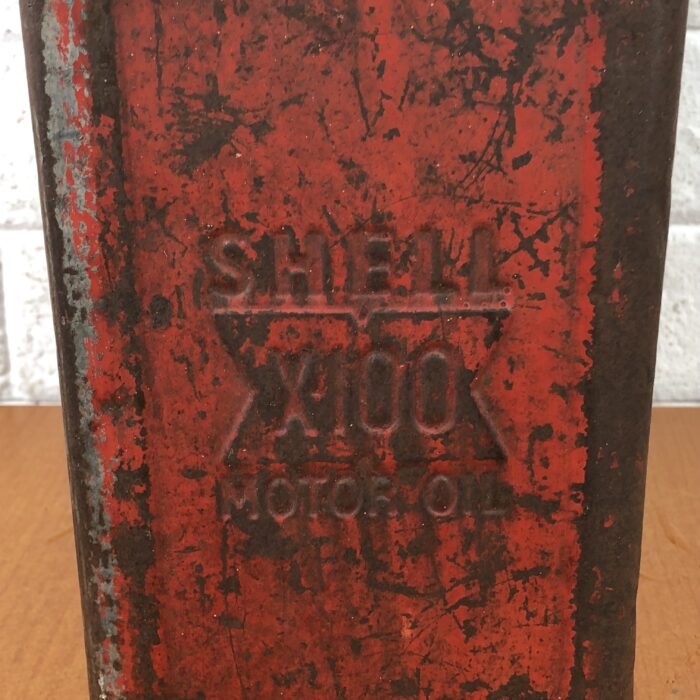 Vintage Shell Oil Container (with Brass Cap) - Image 2