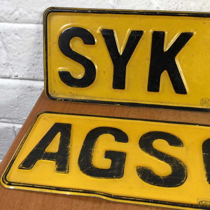 Vintage Number Plates - Image 2