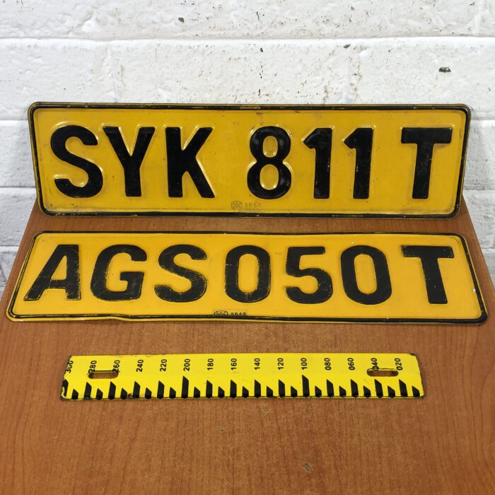 Vintage Number Plates - Image 6