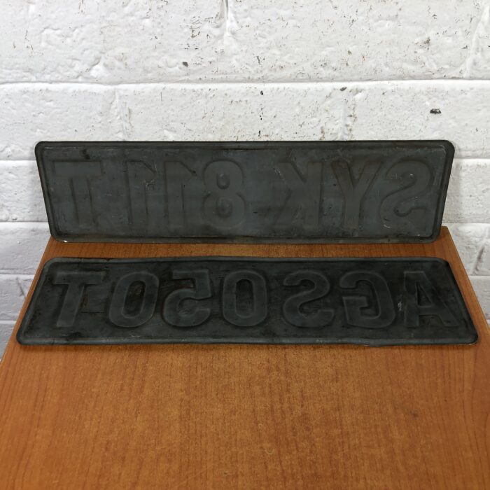 Vintage Number Plates - Image 5