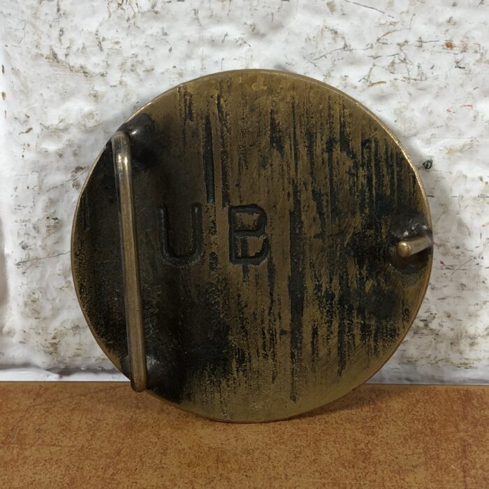 Vintage Brass Porsche Belt Buckle - Image 4