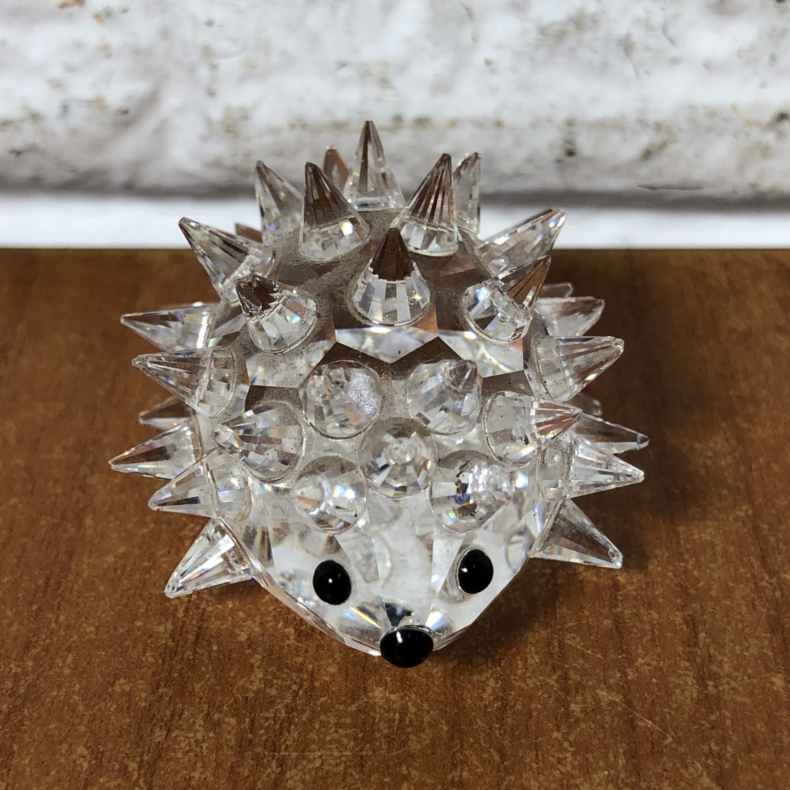 Swarovski Crystal Hedgehog Miniature Figurine (In The Summer Meadow Collection)