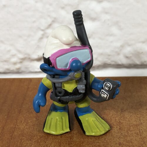 1999 Peyo Scuba-Diver Smurf Figurine