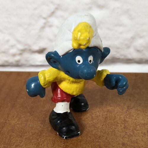 1979 Peyo Skier Smurf Figurine (Made in West Germany)