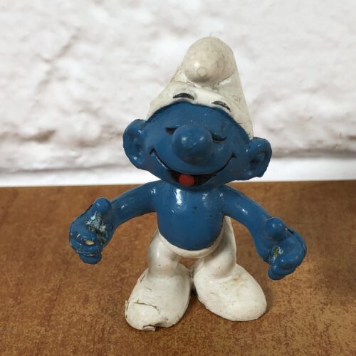 Peyo Singing Smurf Figurine (Made in Hong Kong)