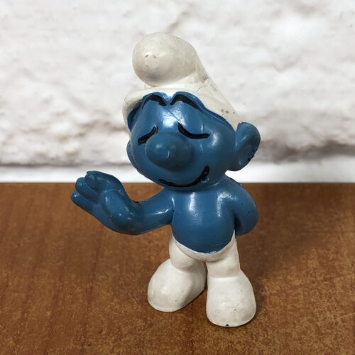 Peyo Shy Smurf Figurine (Made in West Germany)