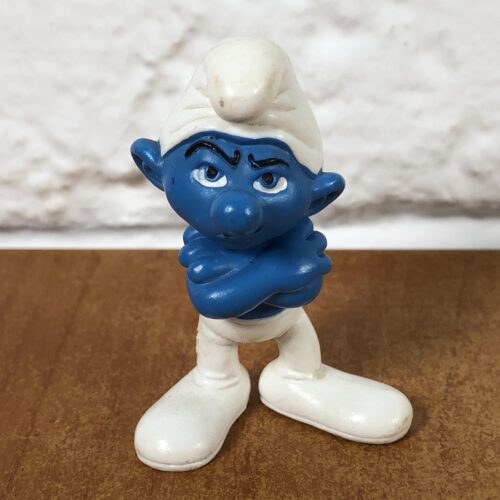 Peyo Grouchy Smurf Figurine (Made in Germany)