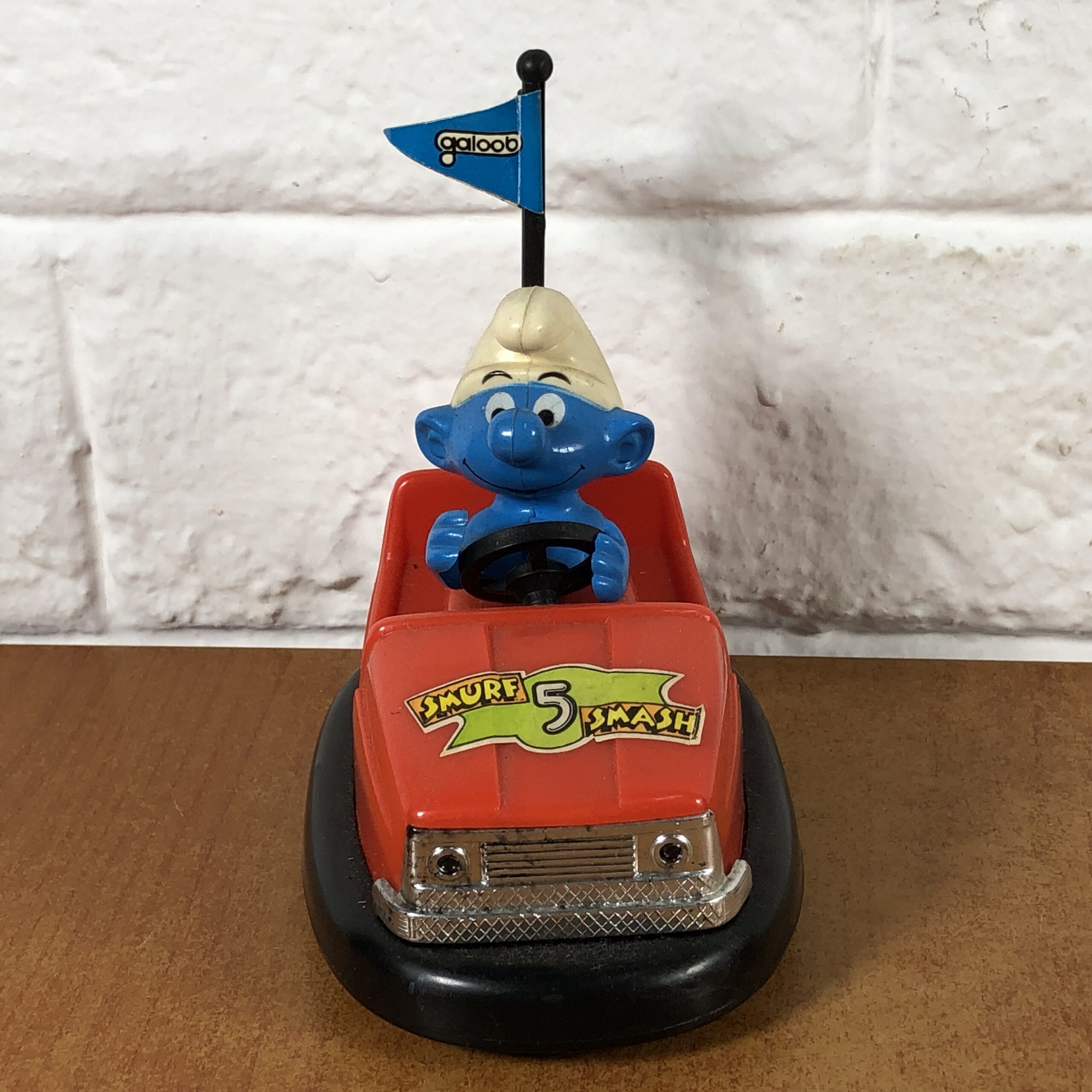 Galoob Peyo Bumper Car Smurf Figurine (Made in Hong Kong) - Image 4