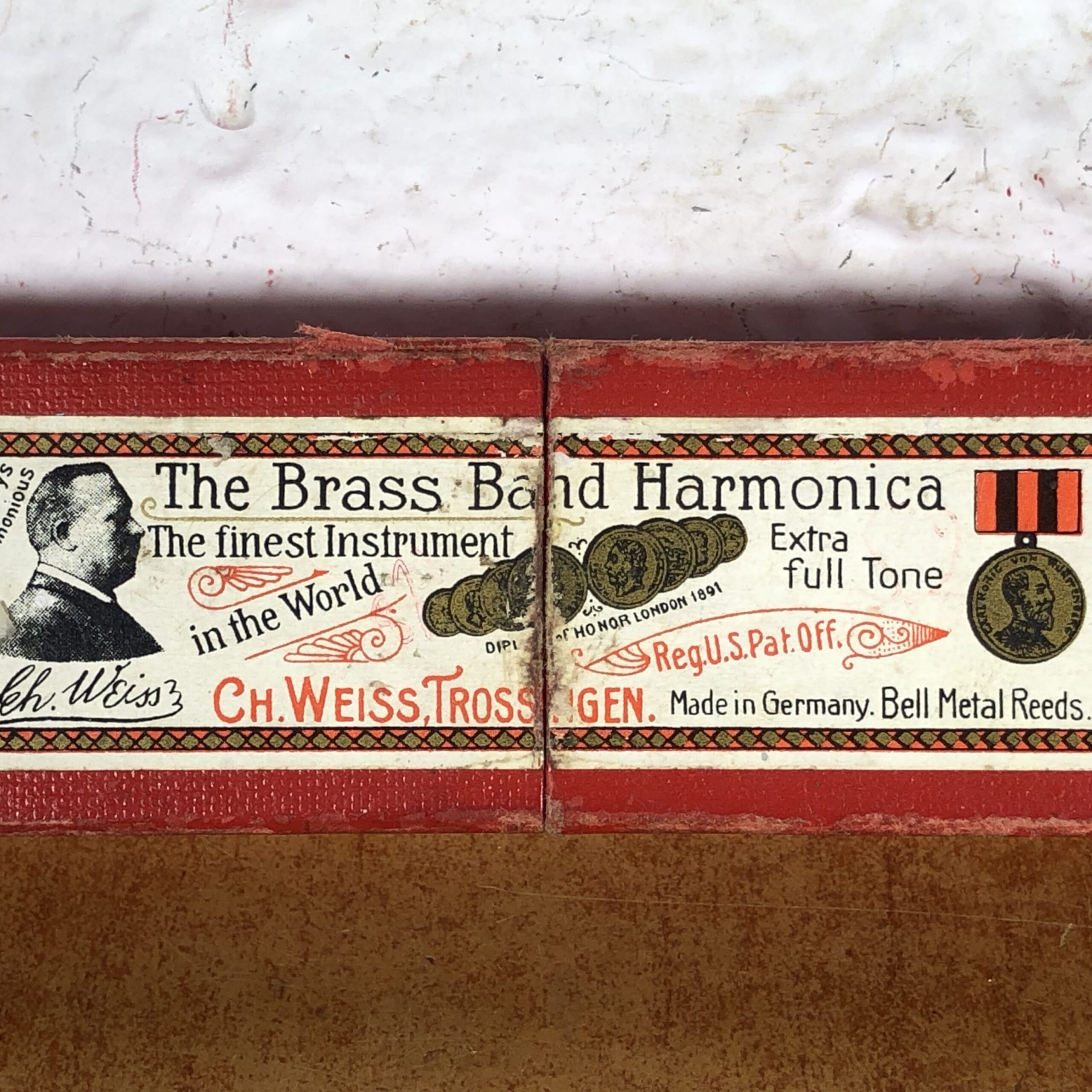 Vintage 'The Brass Band' Harmonicas (Made in Germany) - Image 3