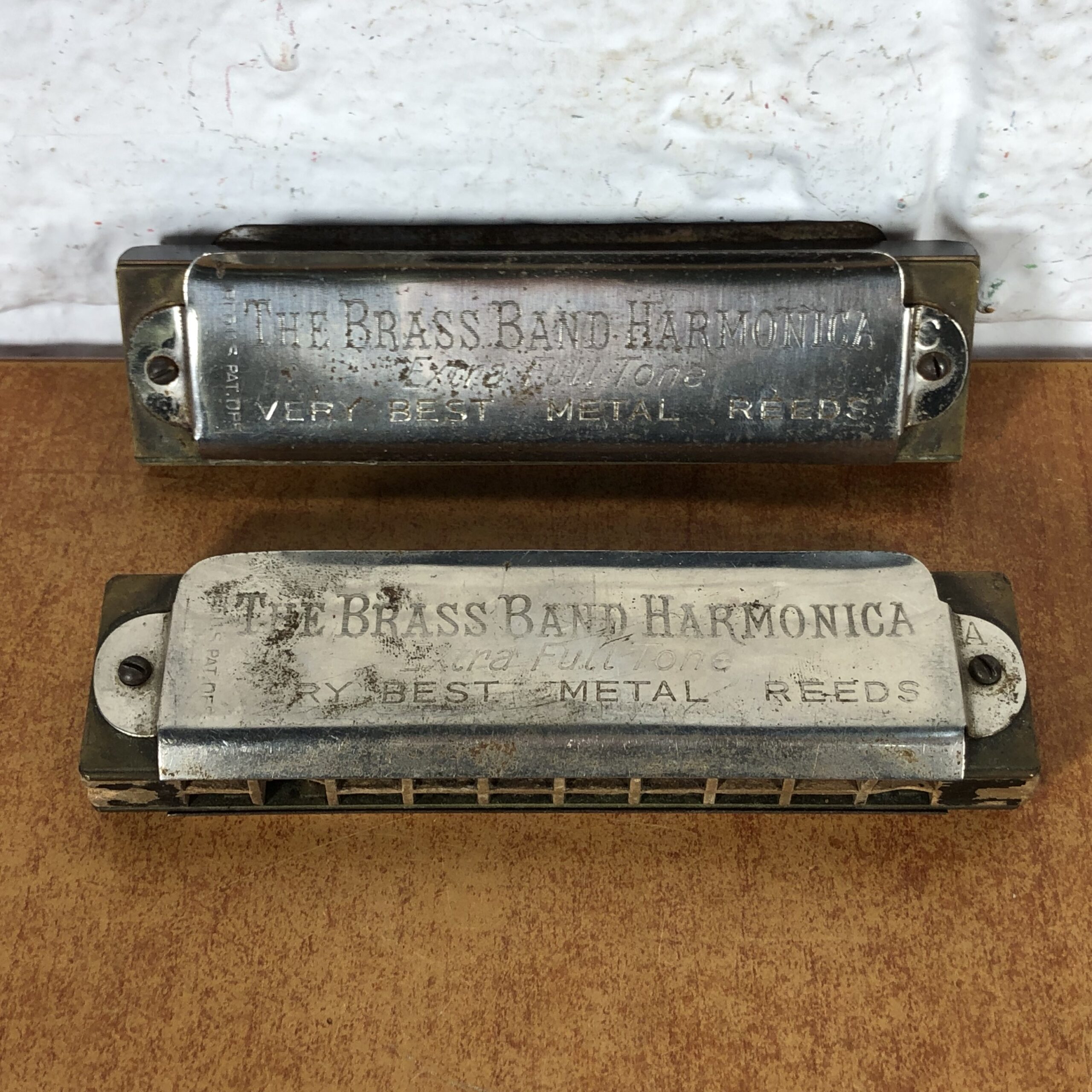 Vintage 'The Brass Band' Harmonicas (Made in Germany) - Image 4