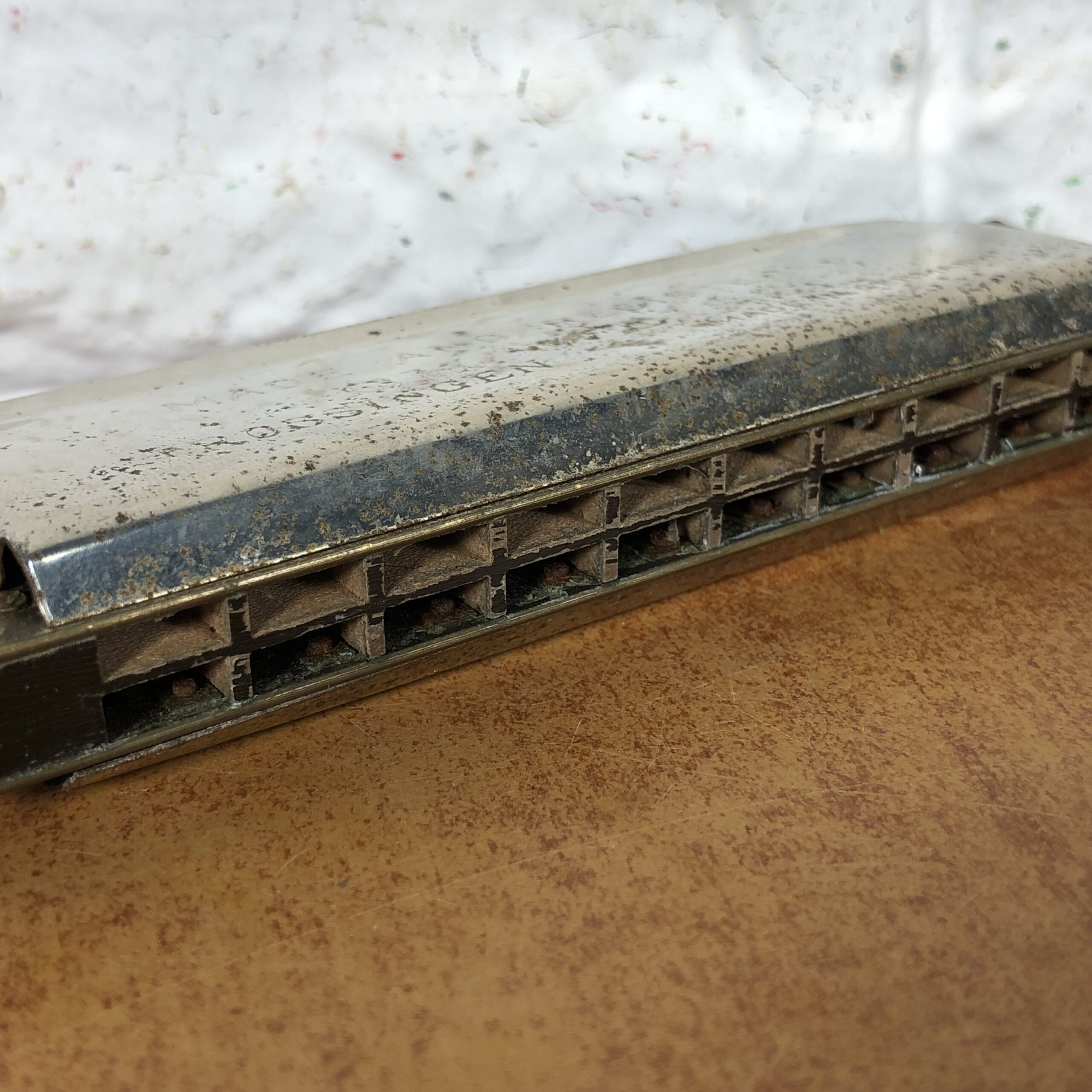 Vintage 'The Brass Band' Harmonicas (Made in Germany) - Image 8