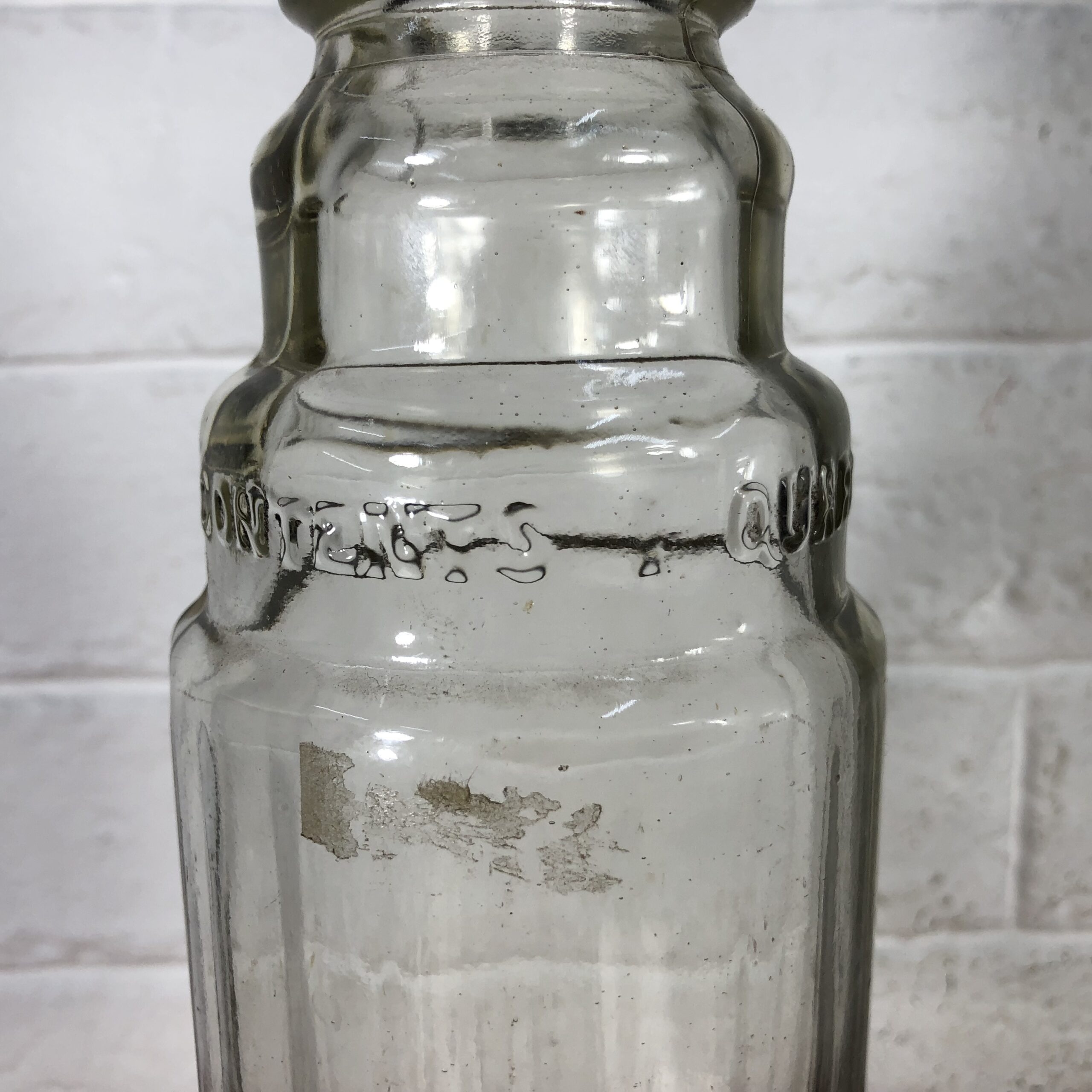 Vintage 1960s Essolube Glass Bottle (1 Quart) ~ Property of Anglo American Oil - Image 4