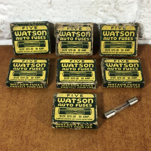 Vintage Watson Auto Fuses (Made in USA)