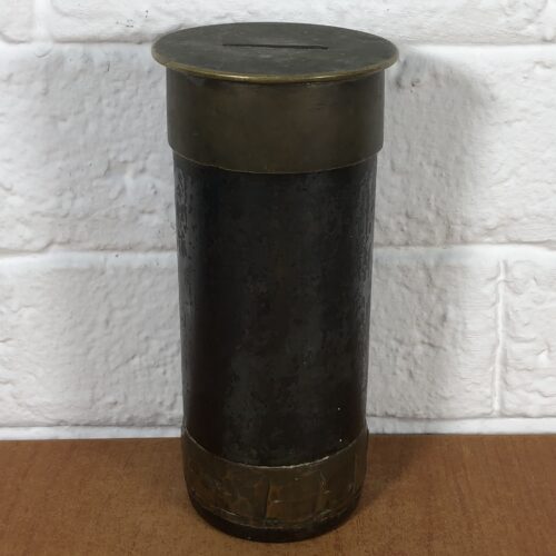 Antique 1900s Gunpowder Carrier (Converted into Money Bank)