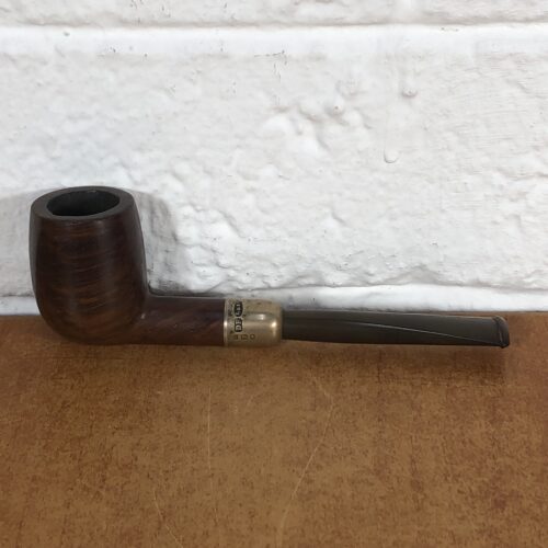Vintage Tobacco Pipe with Silver Detail