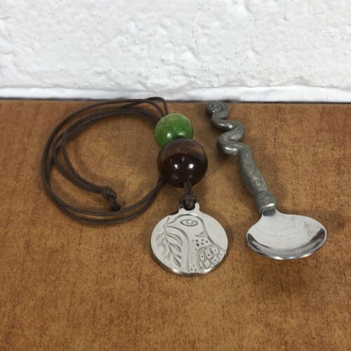 Carrol Boyes Necklace & Teaspoon