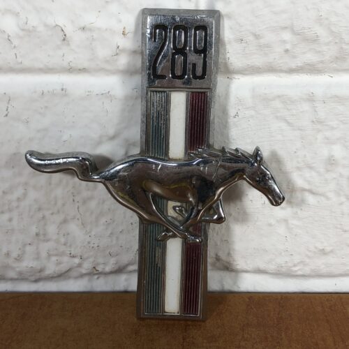 Vintage 1960s Ford Mustang Car Badge