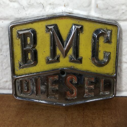 Vintage BMC Diesel Badge