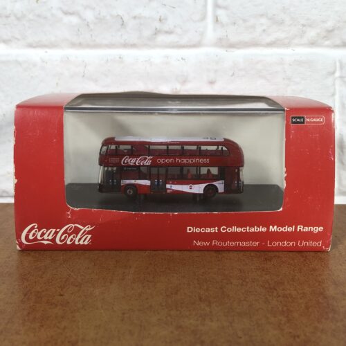 Coca Cola Diecast New Routemaster London United Model (Scale N Gauge)