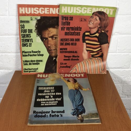 Vintage 1973 Huisgenoot Magazines