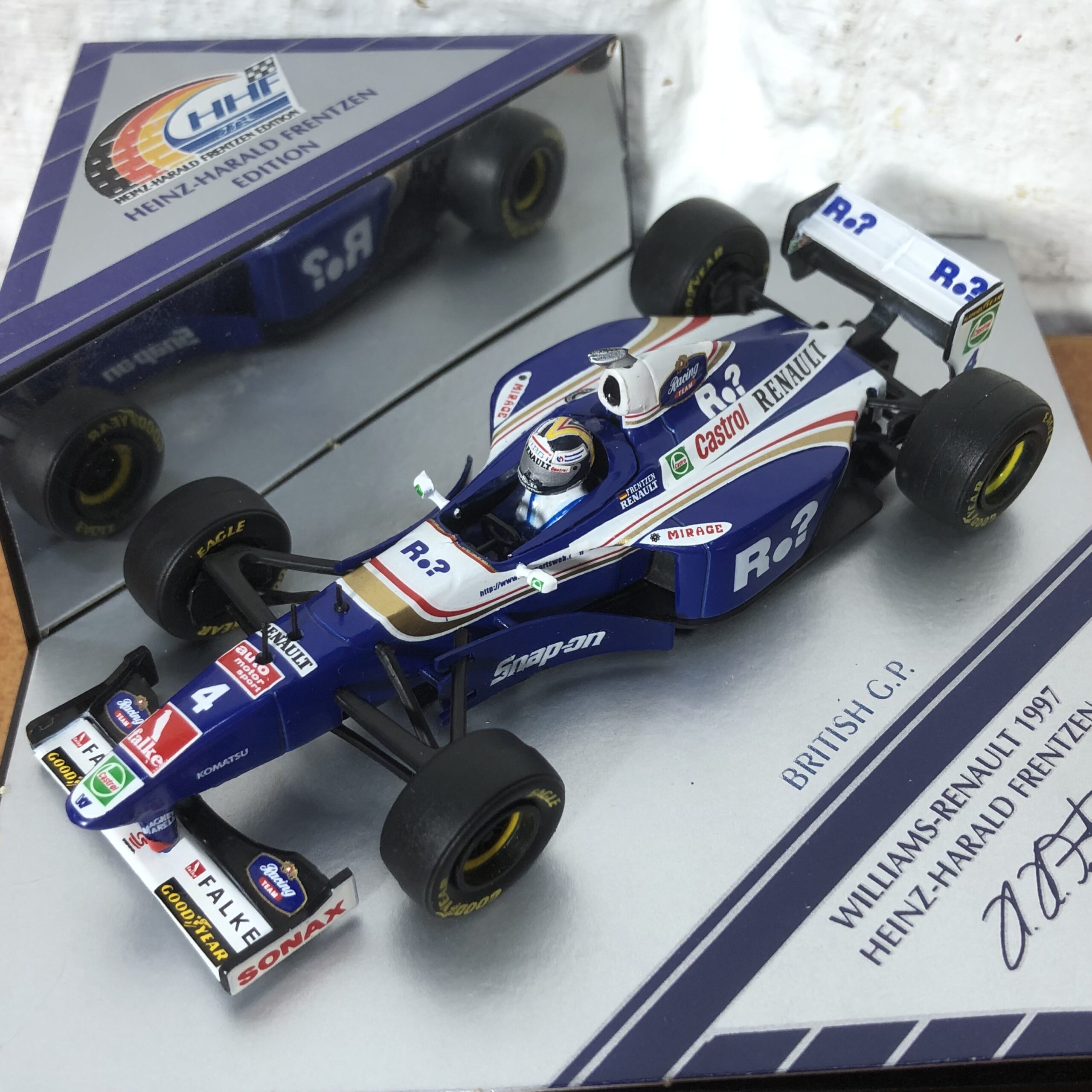 1997 Williams-Renault Heinz-Harald Frentzen F1 Model Car (1:43) - Image 2