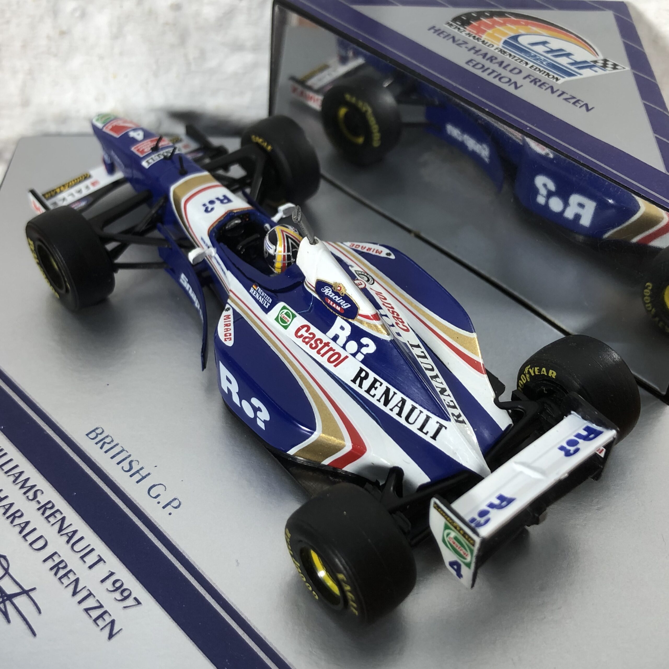 1997 Williams-Renault Heinz-Harald Frentzen F1 Model Car (1:43) - Image 6