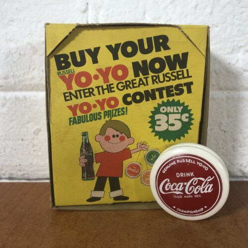 Genuine Russell Coca Cola Championship Yo-Yo with Original Box