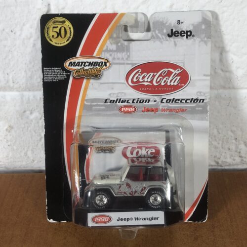 Coca Cola Matchbox 1998 Jeep Wrangler Model