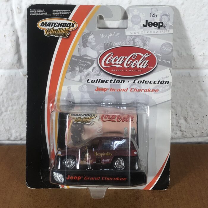 Coca Cola Matchbox Jeep Grand Cherokee Model
