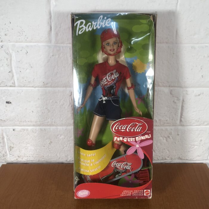 2001 Coca Cola Special Edition Skateboard Barbie Doll in Original Packaging (Made in Indonesia)