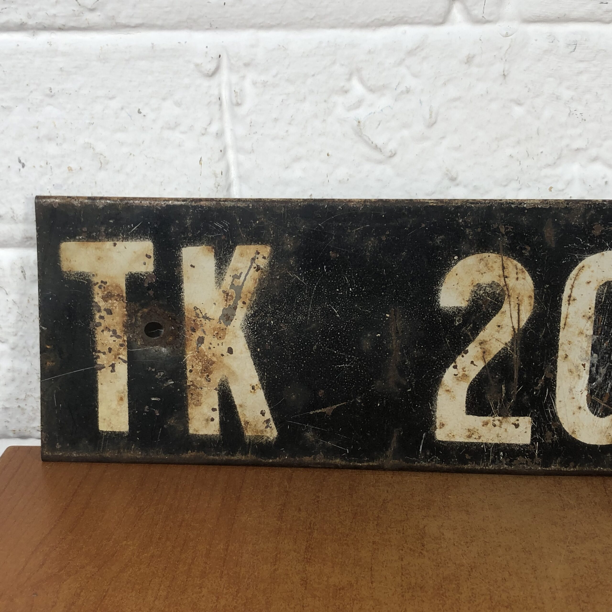 Vintage Number Plate - Image 2