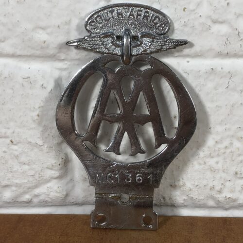 Vintage South African AA Badge