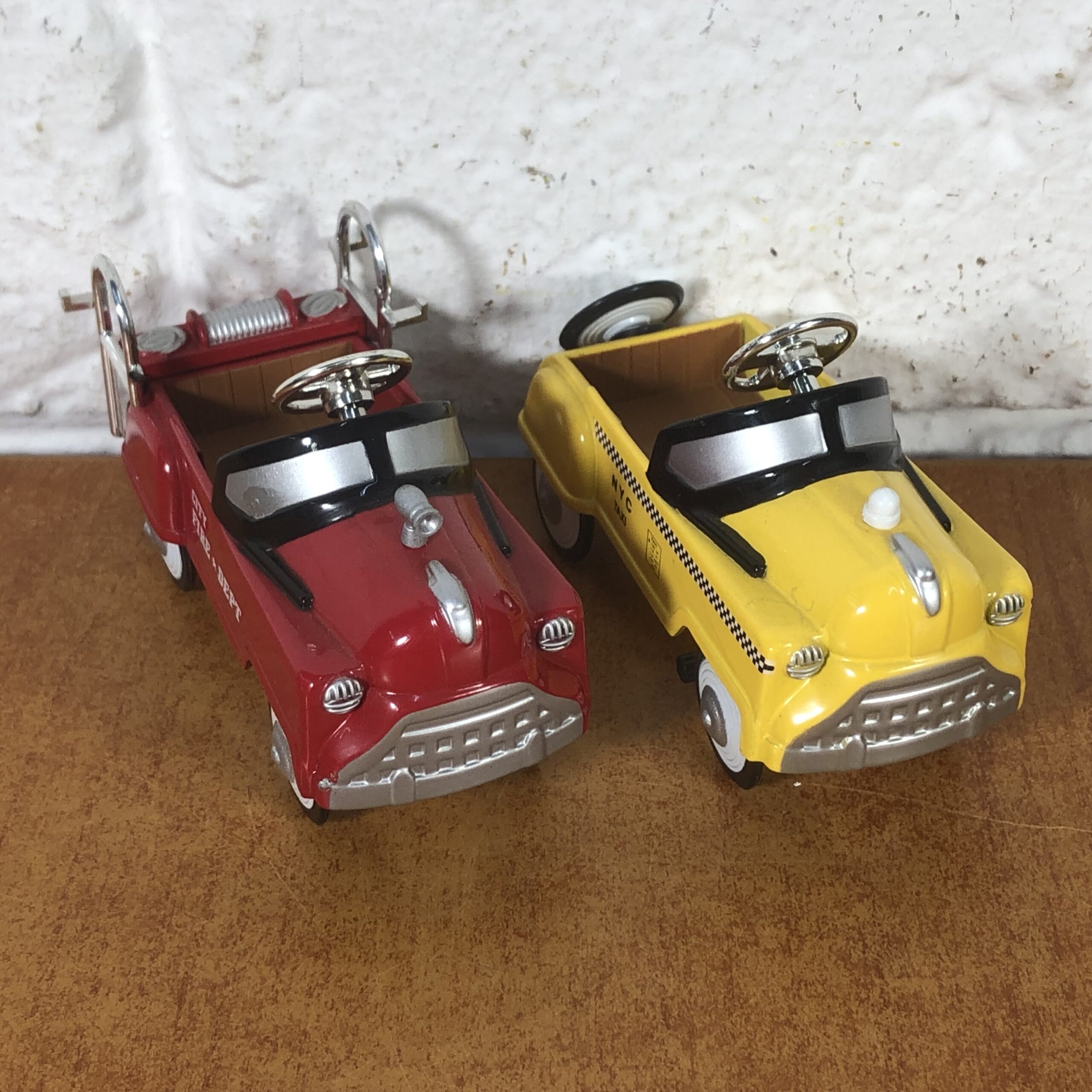 Fire Truck & Taxi Cab Pedal Car Models