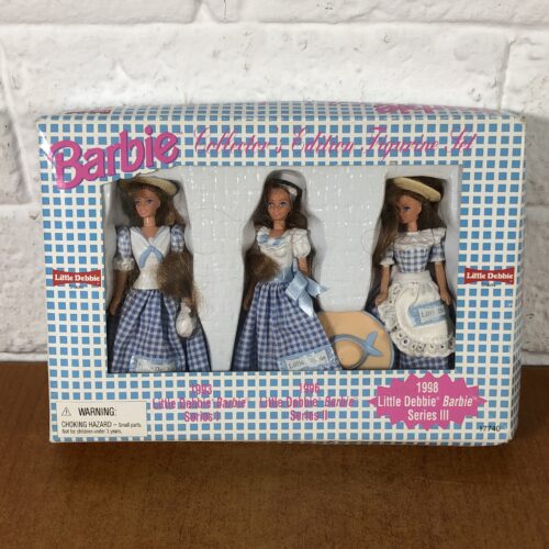 Vintage 1998 Little Debbie Barbie Doll Set