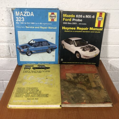 Vintage Mazda & Ford Car Manuals