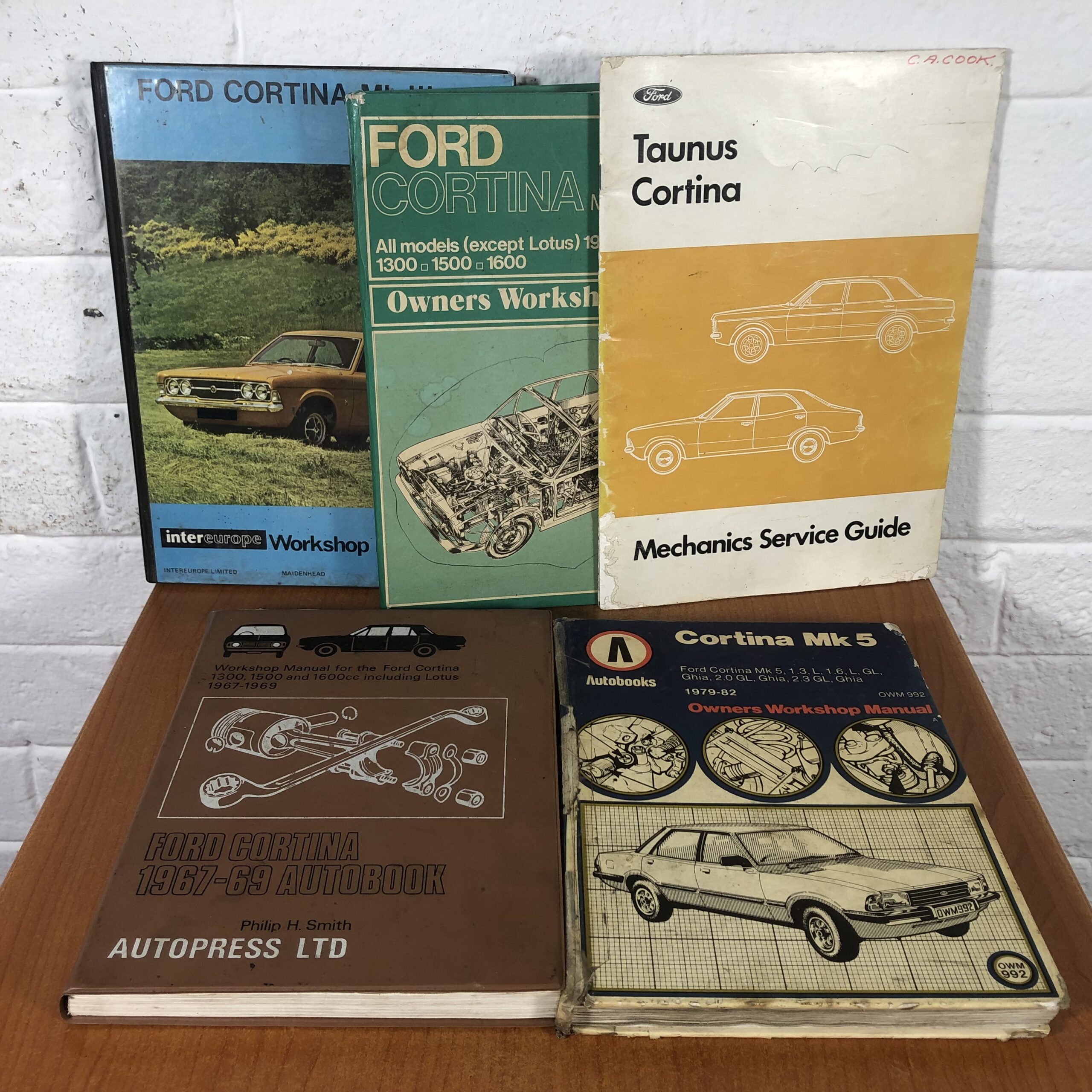 Vintage Ford Car Manuals