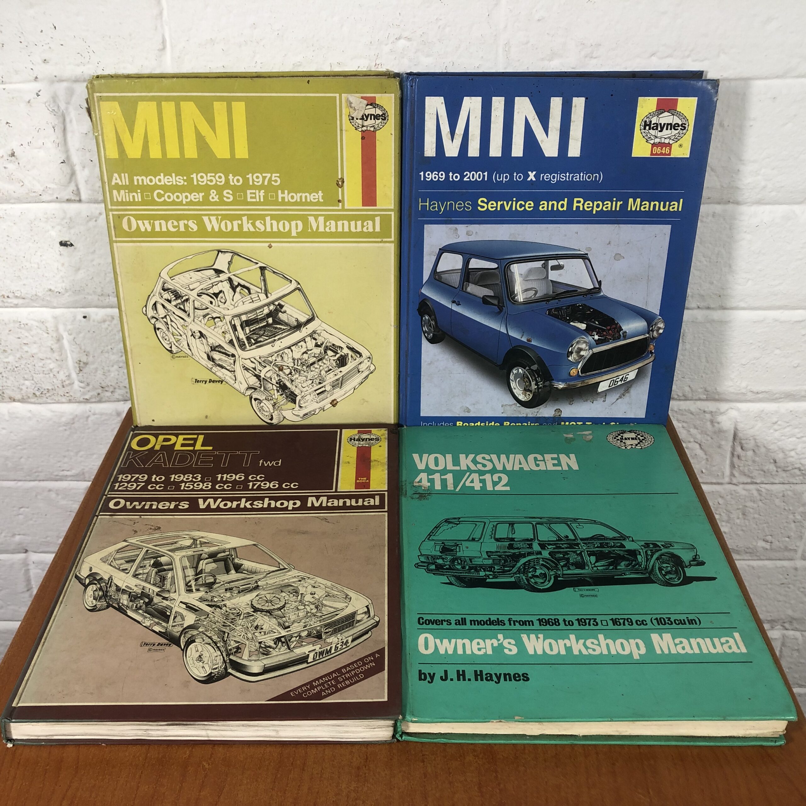 Vintage Mini, Opel & Volkswagen Car Manuals